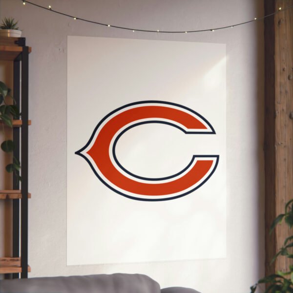 NFL Team Logos Chicago Bears Painting Bedroom Living Room Wall Art Décor Matte Vertical Posters