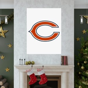 NFL Team Logos Chicago Bears Painting Bedroom Living Room Wall Art Décor Matte Vertical Posters
