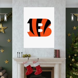 NFL Team Logos Cincinnati Bengals Painting Bedroom Living Room Wall Art Décor Matte Vertical Posters