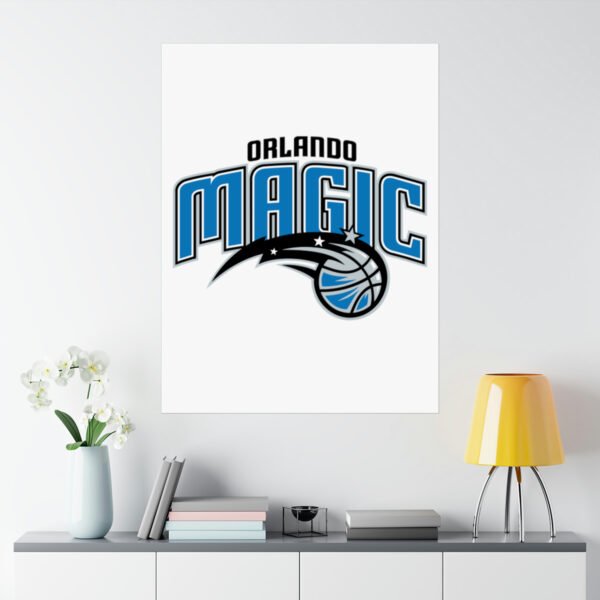 NBA Team Logos Orlando Magic Painting Bedroom Living Room Wall Art Décor Matte Vertical Posters