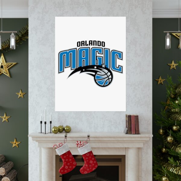 NBA Team Logos Orlando Magic Painting Bedroom Living Room Wall Art Décor Matte Vertical Posters
