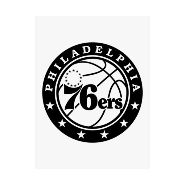 NBA Team Logos Philadelphia 76ers Painting Bedroom Living Room Wall Art Décor Matte Vertical Posters