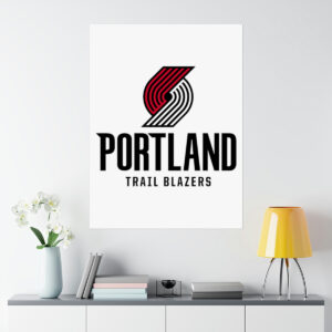 NBA Team Logos Portland Trail Blazers Painting Bedroom Living Room Wall Art Décor Matte Vertical Posters