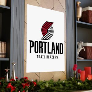 NBA Team Logos Portland Trail Blazers Painting Bedroom Living Room Wall Art Décor Matte Vertical Posters