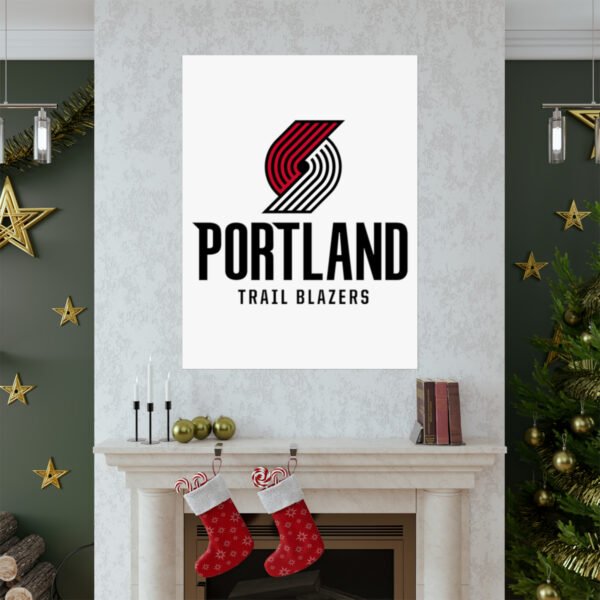 NBA Team Logos Portland Trail Blazers Painting Bedroom Living Room Wall Art Décor Matte Vertical Posters
