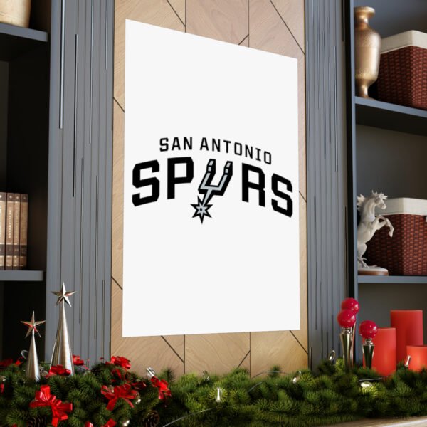 NBA Team Logos San Antonio Spurs Painting Bedroom Living Room Wall Art Décor Matte Vertical Posters