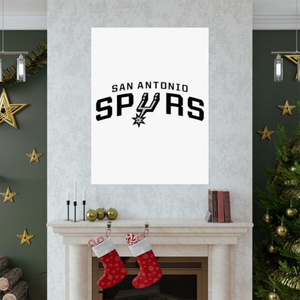 NBA Team Logos San Antonio Spurs Painting Bedroom Living Room Wall Art Décor Matte Vertical Posters