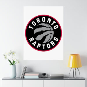 NBA Team Logos Toronto Raptors Painting Bedroom Living Room Wall Art Décor Matte Vertical Posters