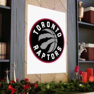 NBA Team Logos Toronto Raptors Painting Bedroom Living Room Wall Art Décor Matte Vertical Posters