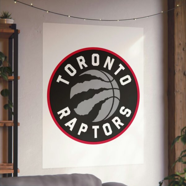 NBA Team Logos Toronto Raptors Painting Bedroom Living Room Wall Art Décor Matte Vertical Posters