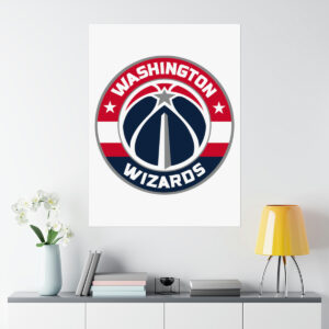 NBA Team Logos Washington Wizards Painting Bedroom Living Room Wall Art Décor Matte Vertical Posters