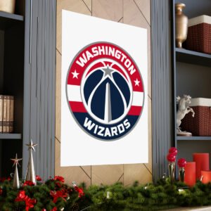 NBA Team Logos Washington Wizards Painting Bedroom Living Room Wall Art Décor Matte Vertical Posters