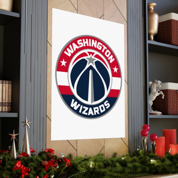 NBA Team Logos Washington Wizards Painting Bedroom Living Room Wall Art Décor Matte Vertical Posters