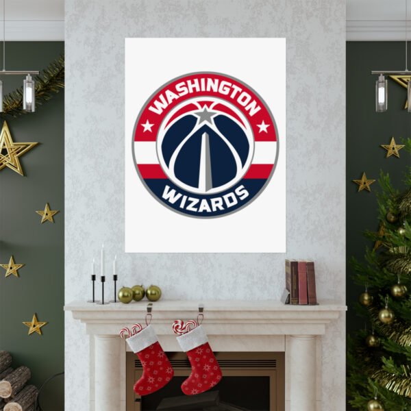 NBA Team Logos Washington Wizards Painting Bedroom Living Room Wall Art Décor Matte Vertical Posters