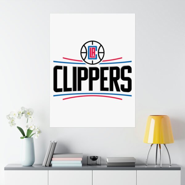 NBA Team Logos LA Clippers Painting Bedroom Living Room Wall Art Décor Matte Vertical Posters