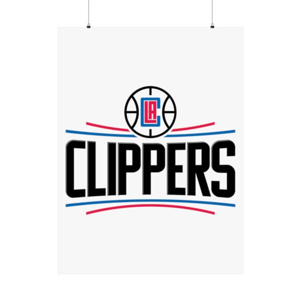 NBA Team Logos LA Clippers Painting Bedroom Living Room Wall Art Décor Matte Vertical Posters