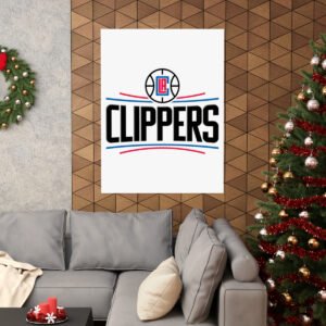 NBA Team Logos LA Clippers Painting Bedroom Living Room Wall Art Décor Matte Vertical Posters