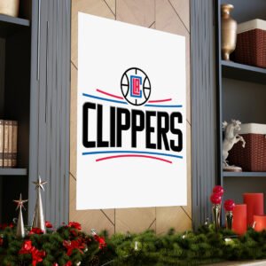 NBA Team Logos LA Clippers Painting Bedroom Living Room Wall Art Décor Matte Vertical Posters