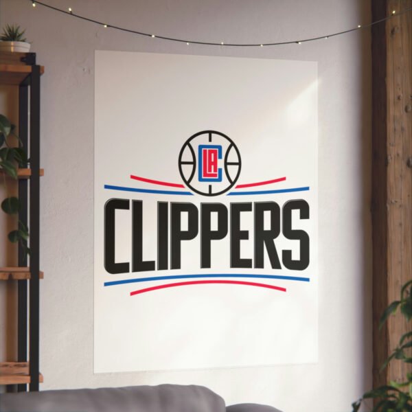 NBA Team Logos LA Clippers Painting Bedroom Living Room Wall Art Décor Matte Vertical Posters
