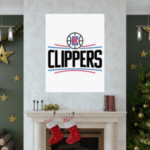 NBA Team Logos LA Clippers Painting Bedroom Living Room Wall Art Décor Matte Vertical Posters