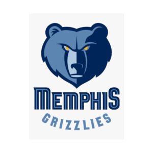 NBA Team Logos Memphis Grizzlies Painting Bedroom Living Room Wall Art Décor Matte Vertical Posters