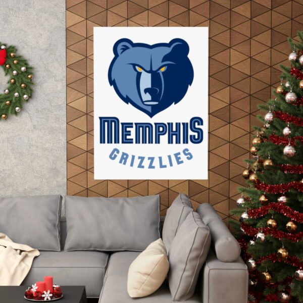 NBA Team Logos Memphis Grizzlies Painting Bedroom Living Room Wall Art Décor Matte Vertical Posters