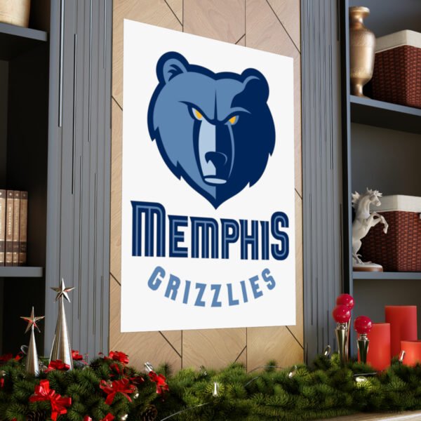 NBA Team Logos Memphis Grizzlies Painting Bedroom Living Room Wall Art Décor Matte Vertical Posters
