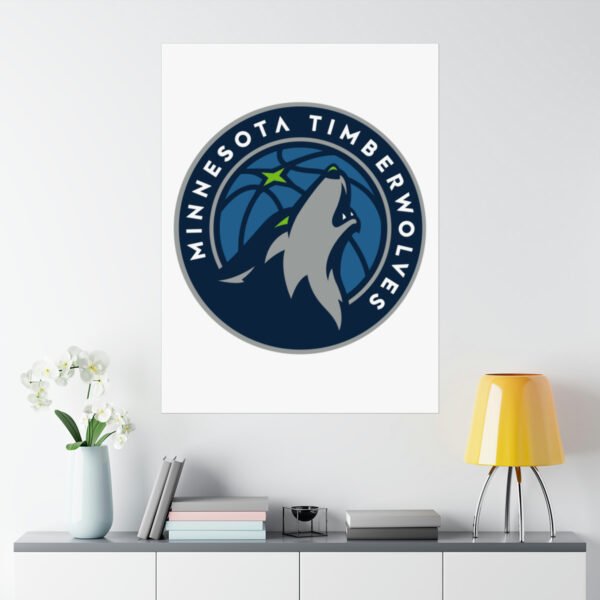 NBA Team Logos Minnesota Timberwolves Painting Bedroom Living Room Wall Art Décor Matte Vertical Posters