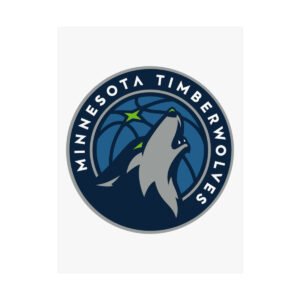 NBA Team Logos Minnesota Timberwolves Painting Bedroom Living Room Wall Art Décor Matte Vertical Posters