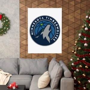 NBA Team Logos Minnesota Timberwolves Painting Bedroom Living Room Wall Art Décor Matte Vertical Posters