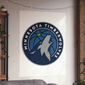 NBA Team Logos Minnesota Timberwolves Painting Bedroom Living Room Wall Art Décor Matte Vertical Posters