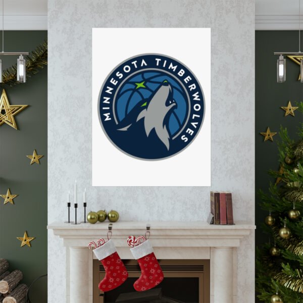 NBA Team Logos Minnesota Timberwolves Painting Bedroom Living Room Wall Art Décor Matte Vertical Posters