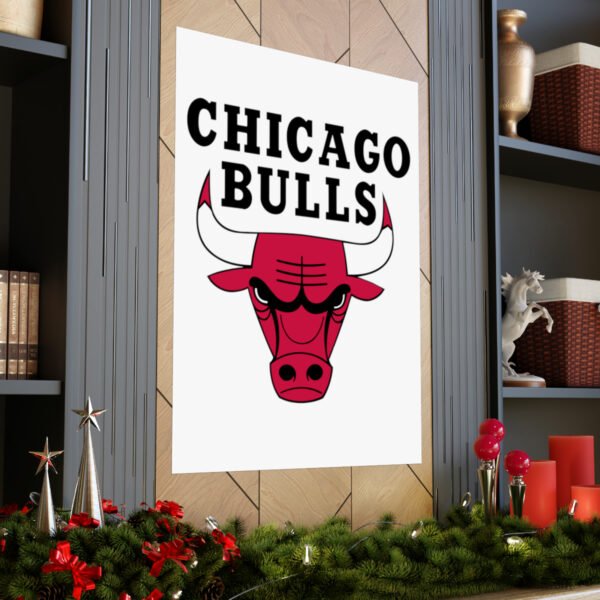 NBA Team Logos Chicago Bulls Painting Bedroom Living Room Wall Art Décor Matte Vertical Posters