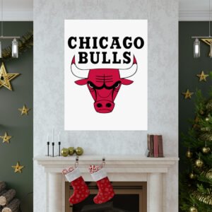 NBA Team Logos Chicago Bulls Painting Bedroom Living Room Wall Art Décor Matte Vertical Posters