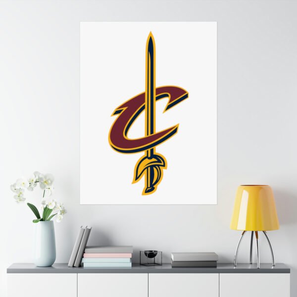 NBA Team Logos Cleveland Cavaliers Painting Bedroom Living Room Wall Art Décor Matte Vertical Posters