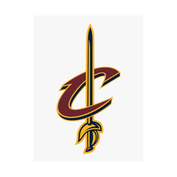 NBA Team Logos Cleveland Cavaliers Painting Bedroom Living Room Wall Art Décor Matte Vertical Posters
