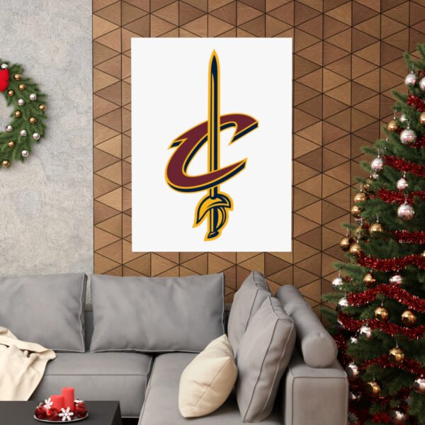 NBA Team Logos Cleveland Cavaliers Painting Bedroom Living Room Wall Art Décor Matte Vertical Posters