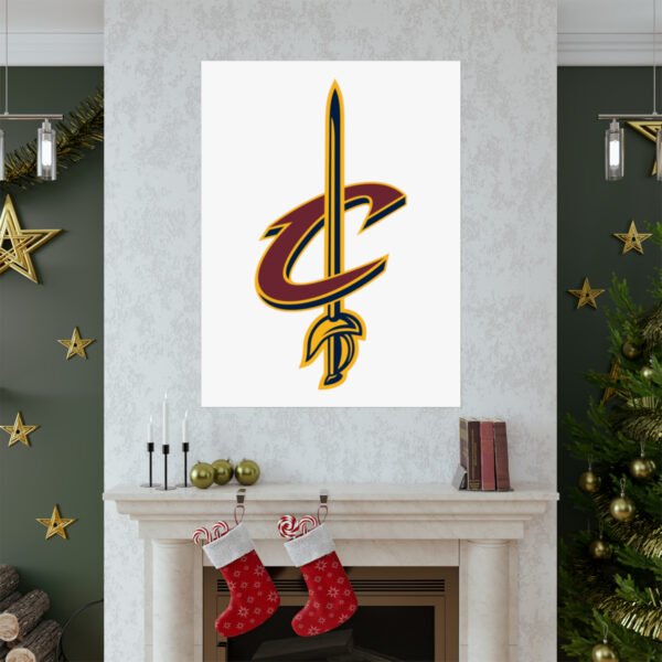 NBA Team Logos Cleveland Cavaliers Painting Bedroom Living Room Wall Art Décor Matte Vertical Posters