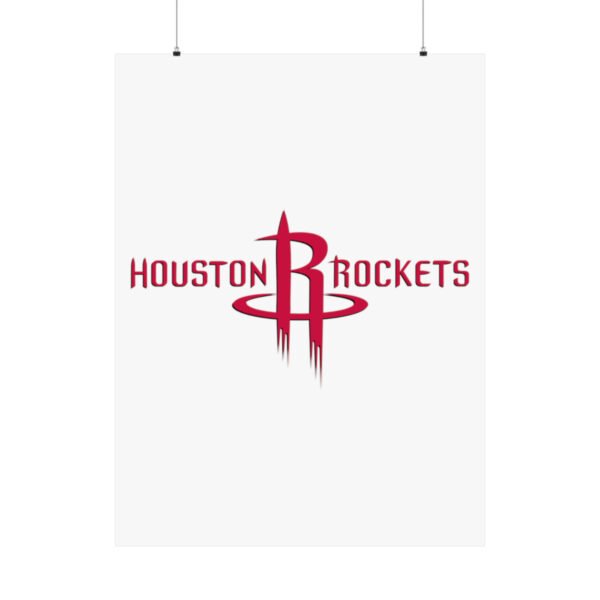 NBA Team Logos Houston Rockets Painting Bedroom Living Room Wall Art Décor Matte Vertical Posters