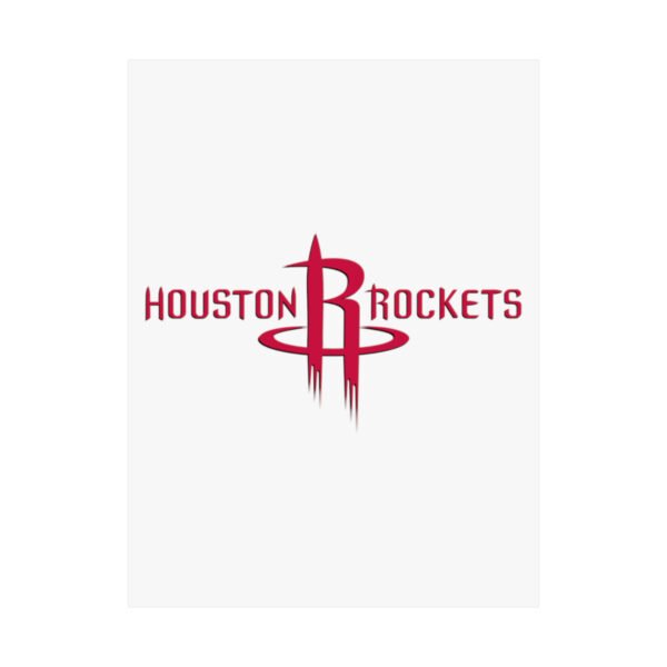 NBA Team Logos Houston Rockets Painting Bedroom Living Room Wall Art Décor Matte Vertical Posters