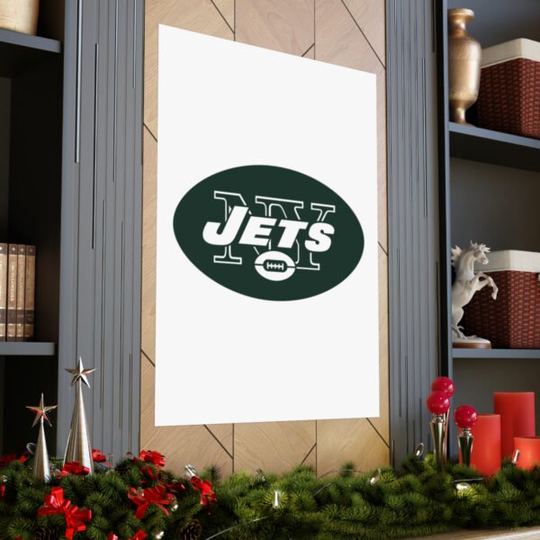 NFL Team Logos New York Jets Painting Bedroom Living Room Wall Art Décor Matte Vertical Posters