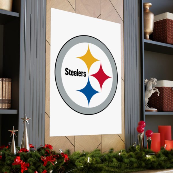 NFL Team Logos Pittsburgh Steelers Painting Bedroom Living Room Wall Art Décor Matte Vertical Posters