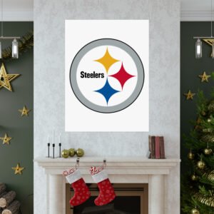 NFL Team Logos Pittsburgh Steelers Painting Bedroom Living Room Wall Art Décor Matte Vertical Posters