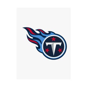 NFL Team Logos Tennessee Titans Painting Bedroom Living Room Wall Art Décor Matte Vertical Posters