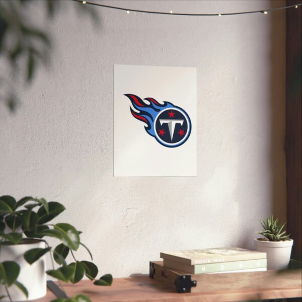 NFL Team Logos Tennessee Titans Painting Bedroom Living Room Wall Art Décor Matte Vertical Posters