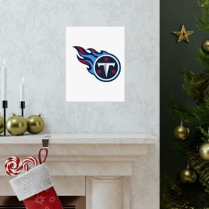 NFL Team Logos Tennessee Titans Painting Bedroom Living Room Wall Art Décor Matte Vertical Posters