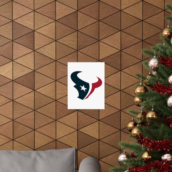 NFL Team Logos Houston Texans Painting Bedroom Living Room Wall Art Décor Matte Vertical Posters