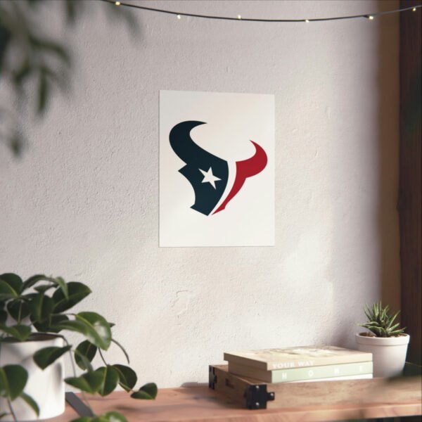NFL Team Logos Houston Texans Painting Bedroom Living Room Wall Art Décor Matte Vertical Posters