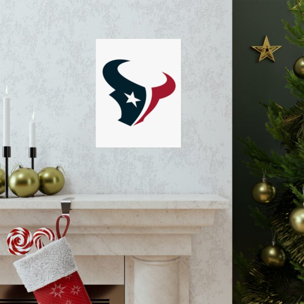 NFL Team Logos Houston Texans Painting Bedroom Living Room Wall Art Décor Matte Vertical Posters