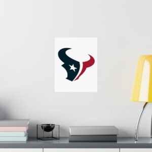 NFL Team Logos Houston Texans Painting Bedroom Living Room Wall Art Décor Matte Vertical Posters